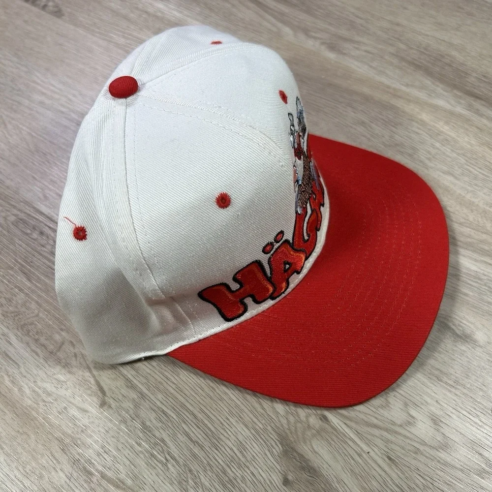 VTG 1994 Hagar The Terrible Snapback Hat Comic Cartoon Headstart Beige Cap